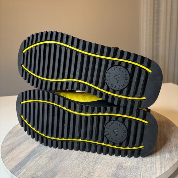 Adidas Stella McCartney Snow Boots Solar Yellow Black Women’s Sz 9 Hiking Winter - Picture 9 of 11